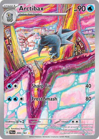 Arctibax Paldea Evolved Pokemon Card