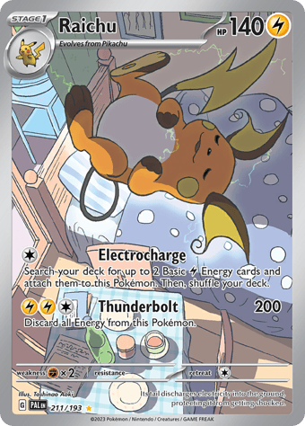 Raichu Paldea Evolved Pokemon Card