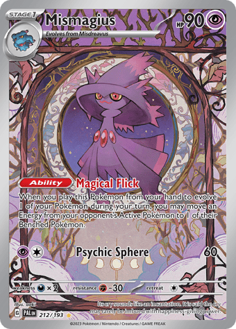 Mismagius Paldea Evolved Pokemon Card