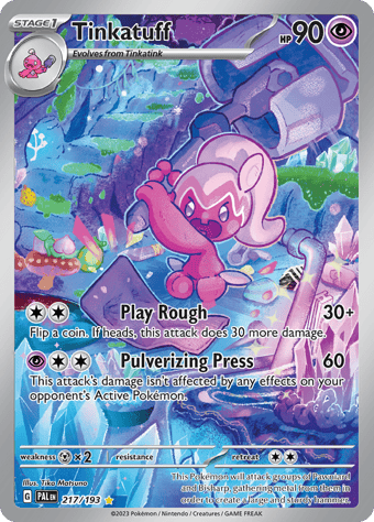 Tinkatuff Paldea Evolved Pokemon Card