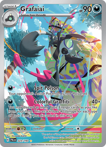 Grafaiai Paldea Evolved Pokemon Card