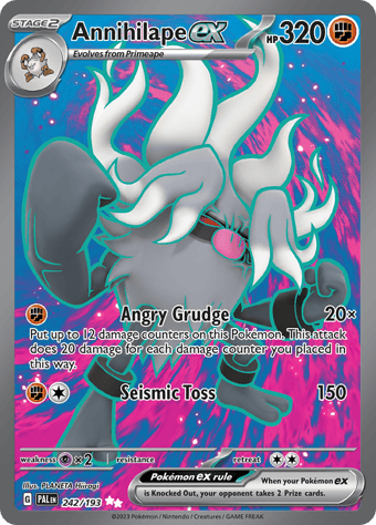 Annihilape ex Paldea Evolved Pokemon Card