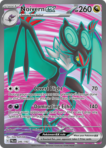 Noivern ex Paldea Evolved Pokemon Card