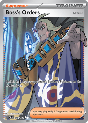 Boss's Orders Paldea Evolved Pokemon Card