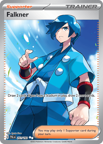 Falkner Paldea Evolved Pokemon Card