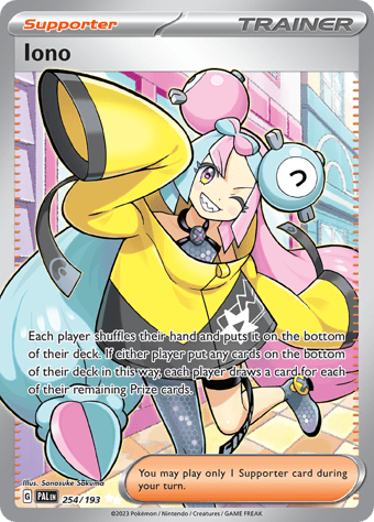 Iono Paldea Evolved Pokemon Card