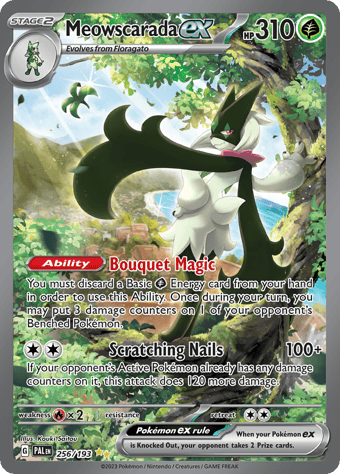 Meowscarada EX Paldea Evolved Pokemon Card