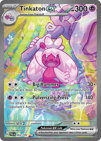 Tinkaton ex Paldea Evolved Pokemon Card