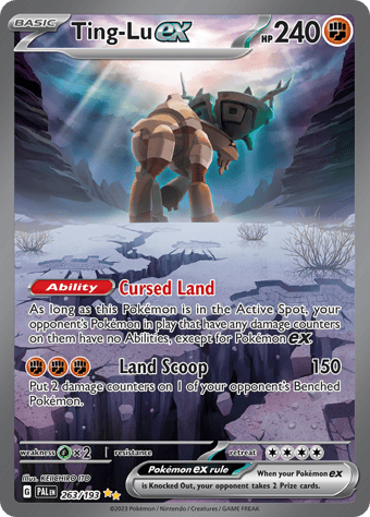 Ting-Lu ex Paldea Evolved Pokemon Card