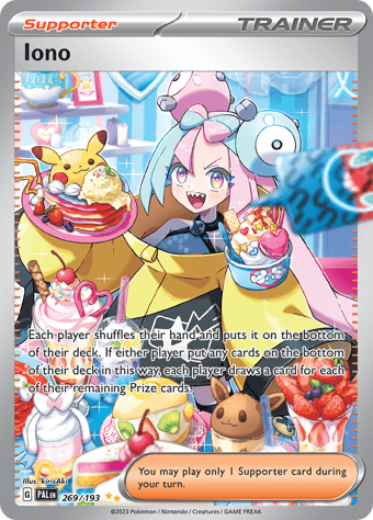Iono Paldea Evolved Pokemon Card
