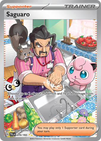 Saguaro Paldea Evolved Pokemon Card