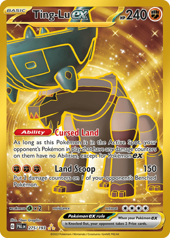 Ting-Lu ex Paldea Evolved Pokemon Card