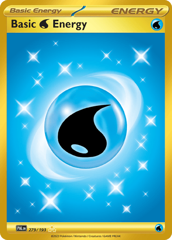 Water Energy Paldea Evolved Pokemon Card