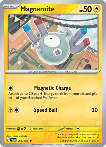 Magnemite Paldea Evolved Pokemon Card