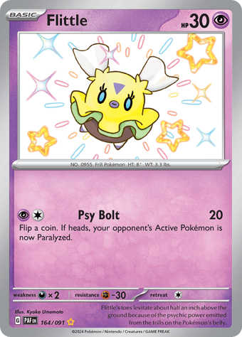 Flittle Paldean Fates Pokemon Card