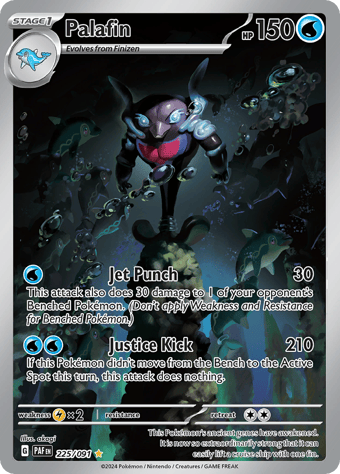 Palafin Paldean Fates Pokemon Card