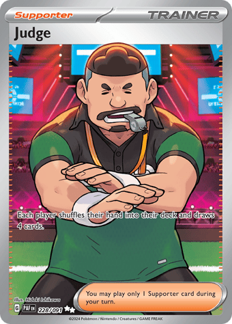 Judge Paldean Fates Pokemon Card