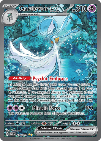 Gardevoir ex Paldean Fates Pokemon Card