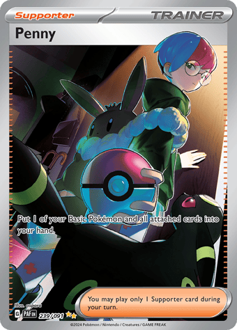 Penny Paldean Fates Pokemon Card