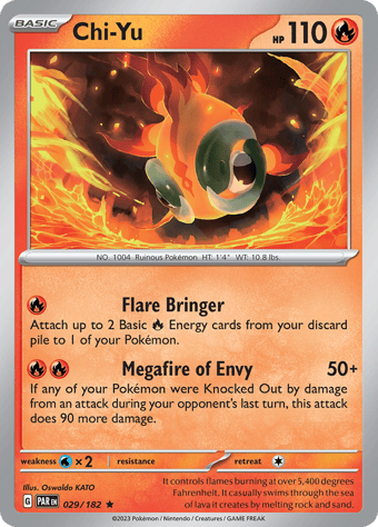 Chi-Yu Paradox Rift Pokemon Card