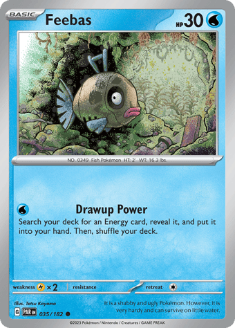 Feebas Paradox Rift Pokemon Card