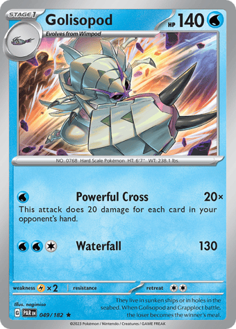 Golisopod Paradox Rift Pokemon Card