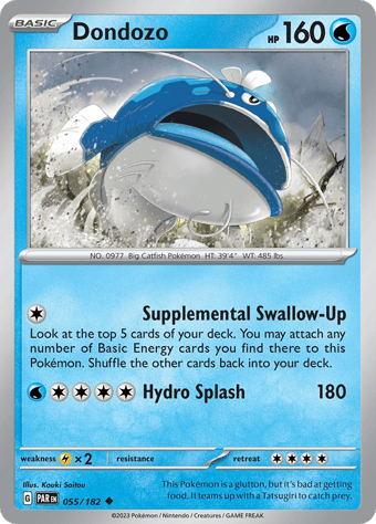 Dondozo Paradox Rift Pokemon Card