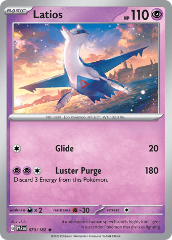 Latios Paradox Rift Pokemon Card
