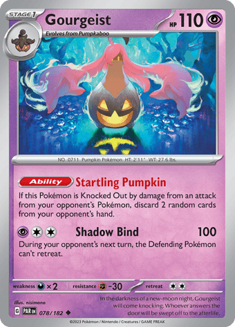 Gourgeist Paradox Rift Pokemon Card