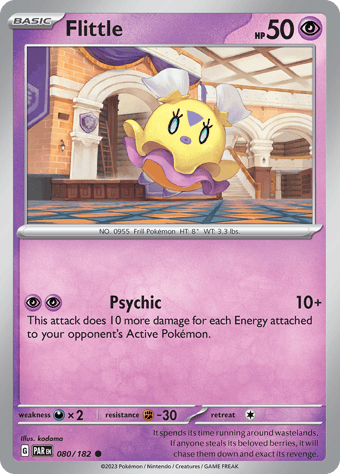 Flittle Paradox Rift Pokemon Card