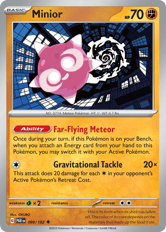 Minior Paradox Rift Pokemon Card