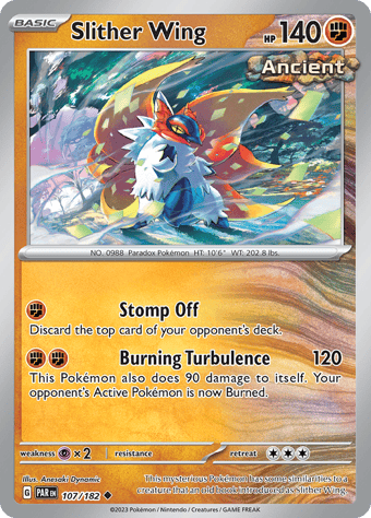 Slither Wing Paradox Rift Pokemon Card