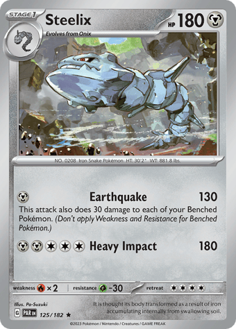 Steelix Paradox Rift Pokemon Card