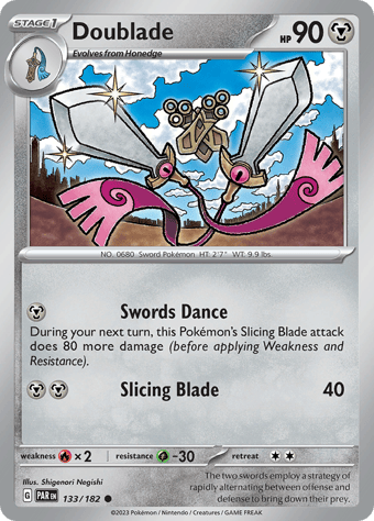 Doublade Paradox Rift Pokemon Card