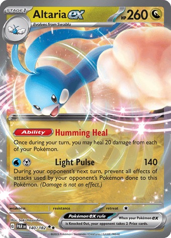 Altaria ex Paradox Rift Pokemon Card