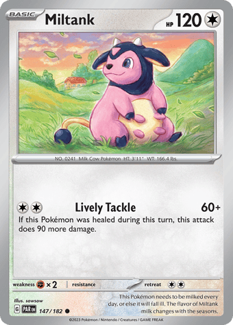 Miltank Paradox Rift Pokemon Card