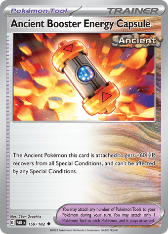 Ancient Booster Energy Capsule Paradox Rift Pokemon Card