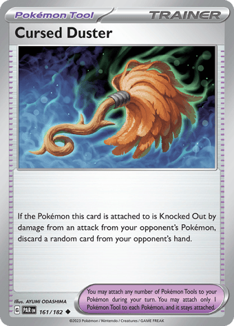 Cursed Duster Paradox Rift Pokemon Card