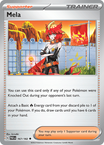 Mela Paradox Rift Pokemon Card