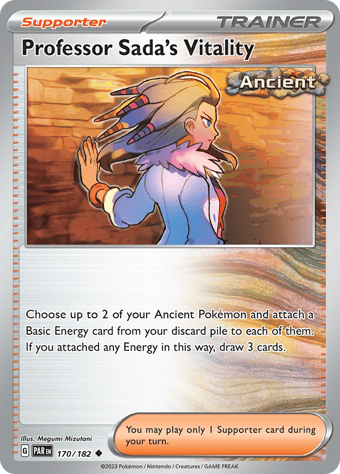 Professor Sada's Vitality Paradox Rift Pokemon Card