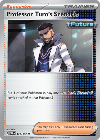 Professor Turo's Scenario Paradox Rift Pokemon Card