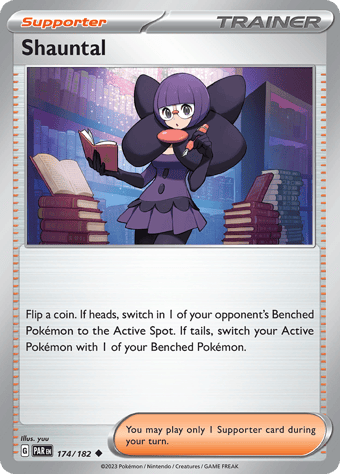 Shauntal Paradox Rift Pokemon Card