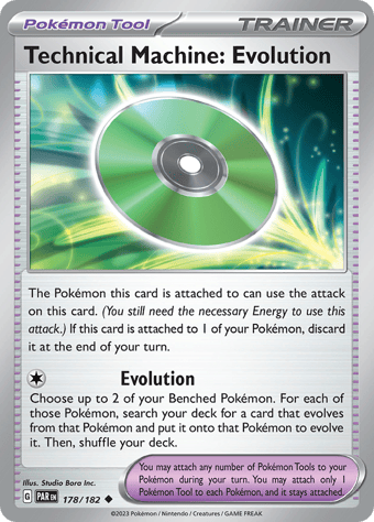 Technical Machine: Evolution Paradox Rift Pokemon Card