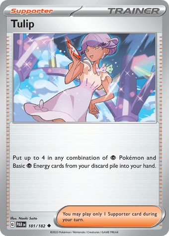 Tulip Paradox Rift Pokemon Card