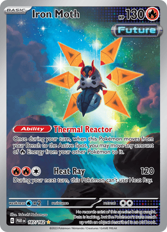 Iron Moth Paradox Rift Pokemon Card