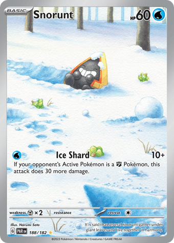Snorunt Paradox Rift Pokemon Card
