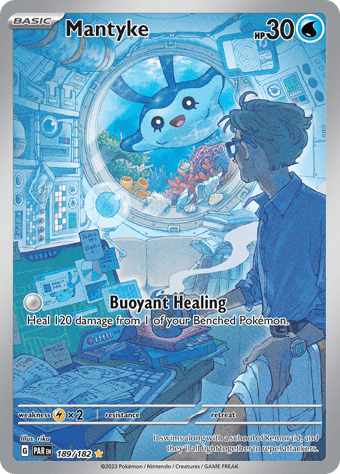 Mantyke Paradox Rift Pokemon Card
