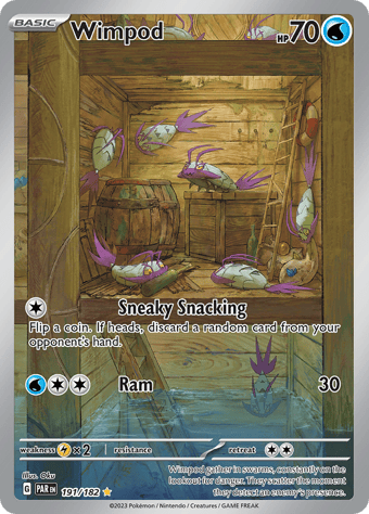 Wimpod Paradox Rift Pokemon Card
