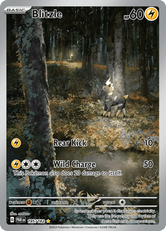 Blitzle Paradox Rift Pokemon Card