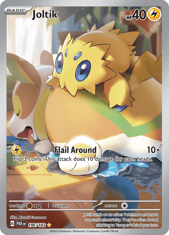 Joltik Paradox Rift Pokemon Card